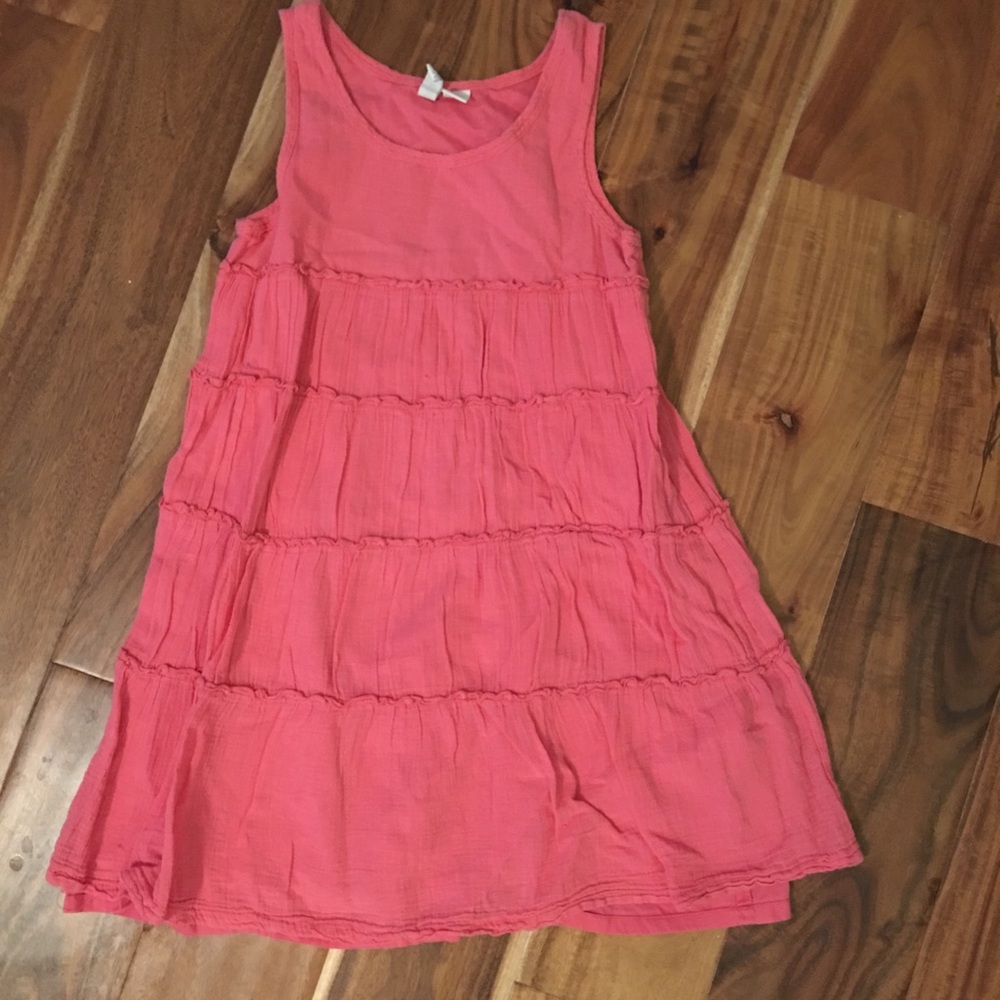 Girls coral sundress